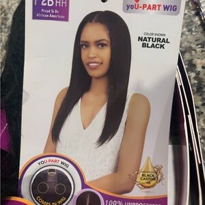 U-Part Brazilian Virgin Human Hair Wig - Natural Black
100% unprocessed hair